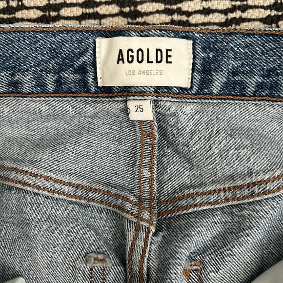 Agolde 90s Denim Jeans Size 25 - Picture 2 of 7